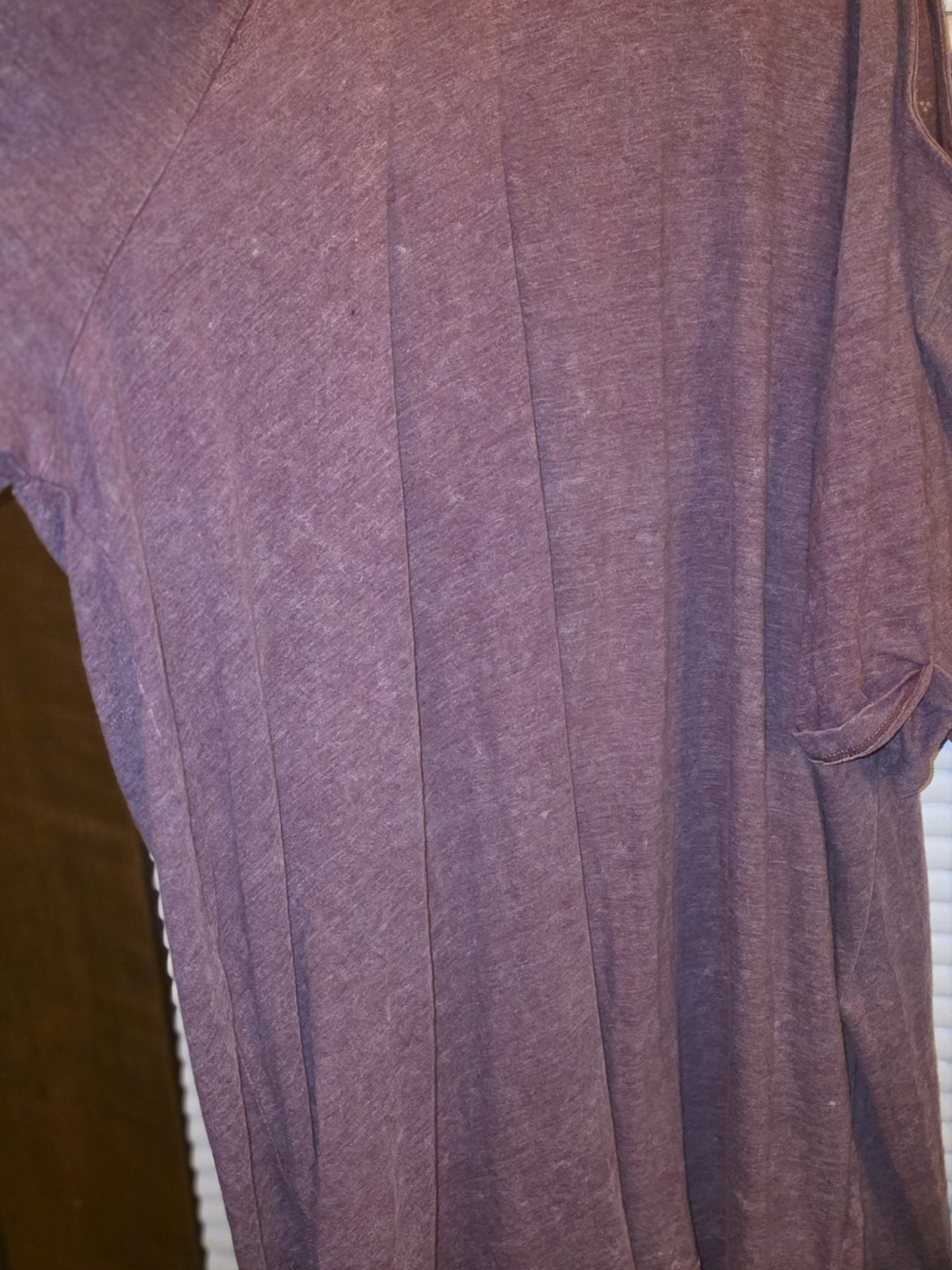 Torrid Casual Heathered Cold Shoulder Purple Tee/Tunic Sz 5